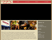 Tablet Screenshot of malibugrill.net